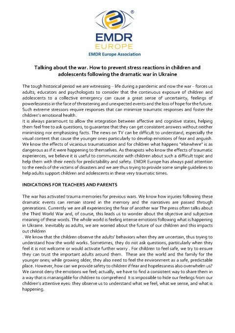 11.Talking to children about war   EMDR Europe
